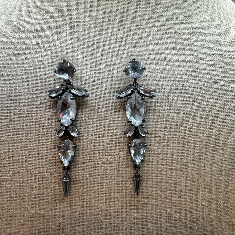 Stella and Dot Jocelyn rhinestone post earrings